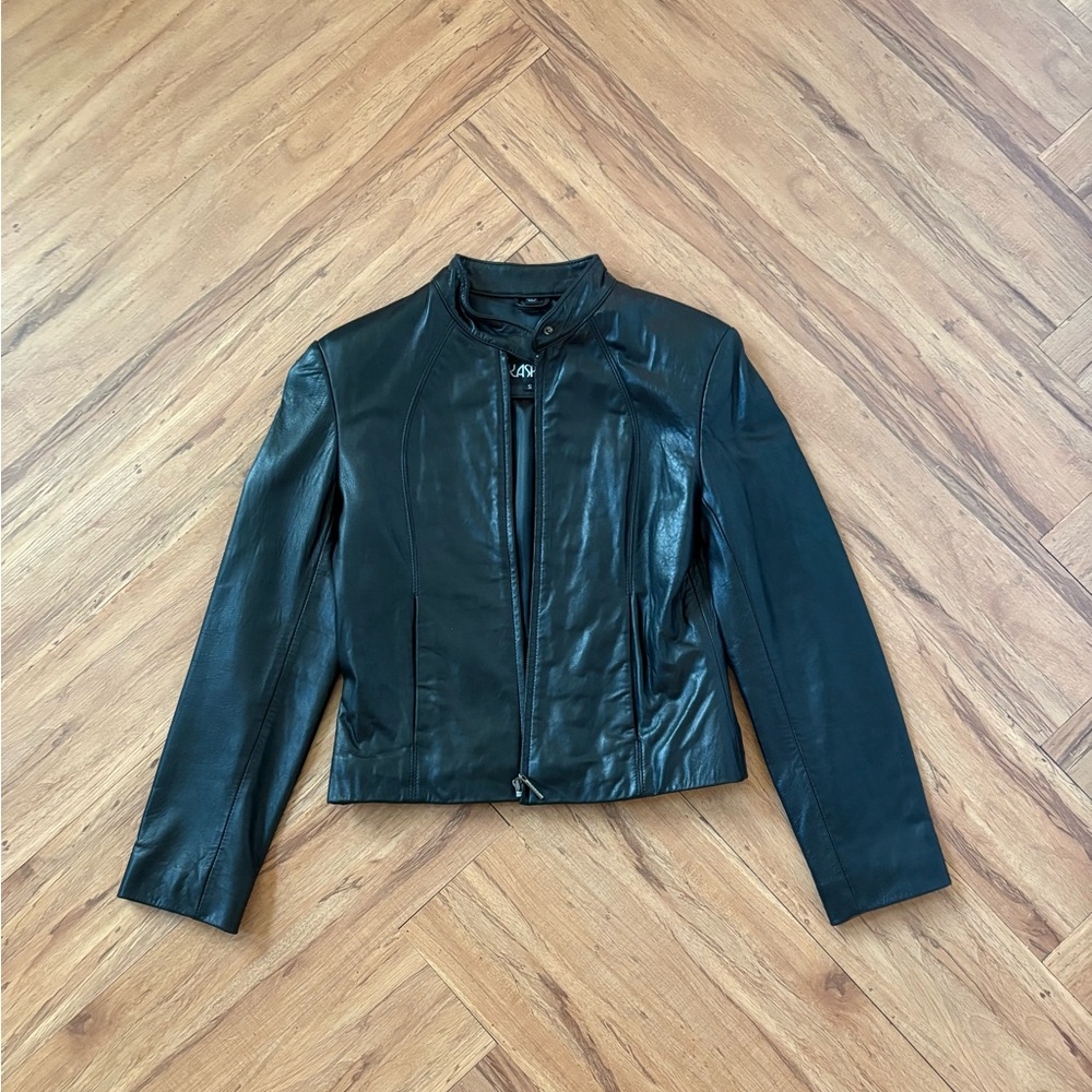 Kasper Women's Dark Leather Jacket